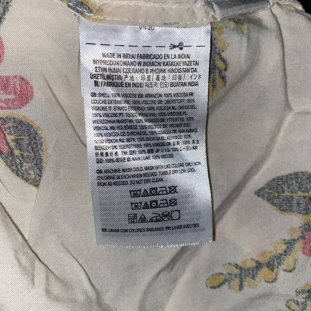 NWT Vans Women’s Hawaiian Floral Shirt, L - Picture 6 of 7